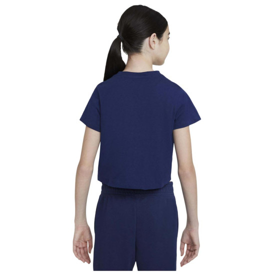 Nike Παιδική κοντομάνικη μπλούζα Sportswear Crop Futura Tee